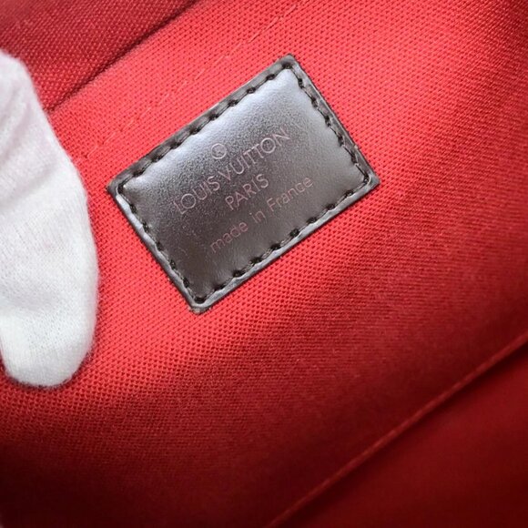 LOUIS VUITTON LV Thames GM Shoulder Bag Damier Leather Brown - Picture 9 of 16